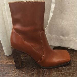 ASOS Tan Heeled Boots